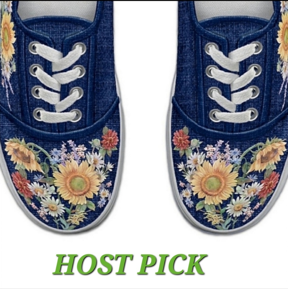 Bradford Exchange denim sneakers